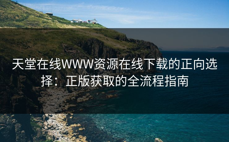 天堂在线WWW资源在线下载的正向选择：正版获取的全流程指南