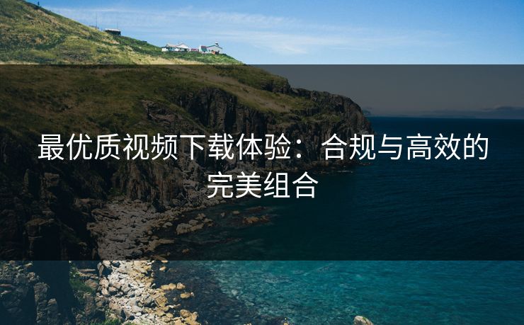 最优质视频下载体验：合规与高效的完美组合